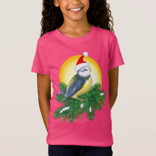 Camiseta Ave en Santa Hat