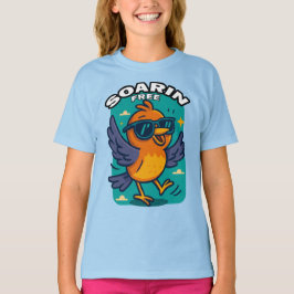 Camiseta ave en vuelo