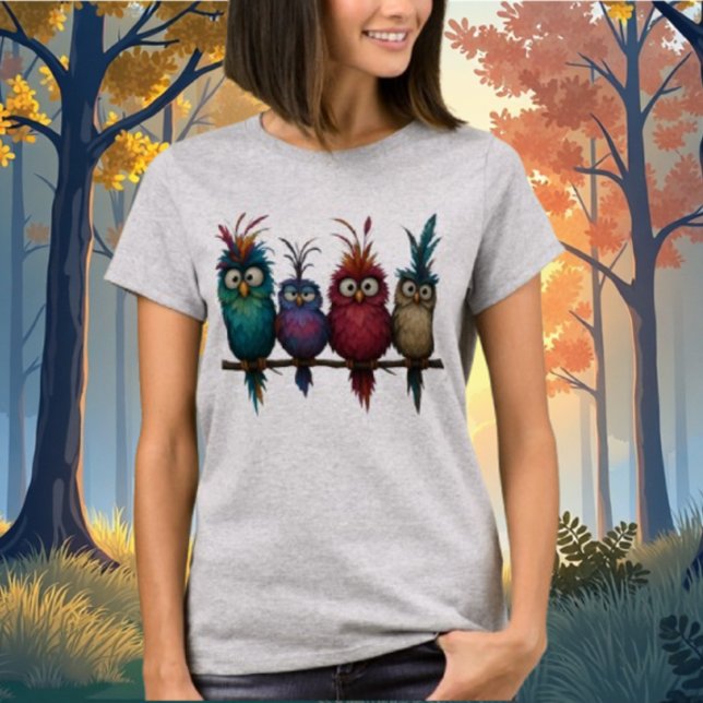 Camiseta Ave Es La Palabra "Camiseta De Las Damas" (Bird Is The Word Ladies Tshirt)