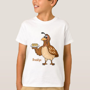 Camiseta Ave feliz con personalizado de huevos