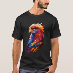 Camiseta Ave Fénix de explosión de color