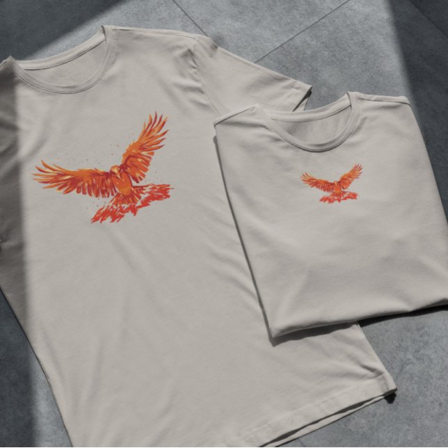 Camiseta Ave Fénix Voladora (Subido por el creador)