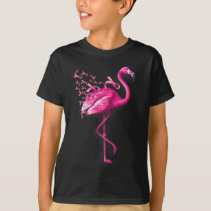 Camiseta Ave Flamingo Conciencia sobre el cáncer de mama