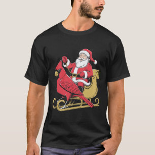 Camiseta Ave Gigante De Santa Riding Cardinal Para El Amor 