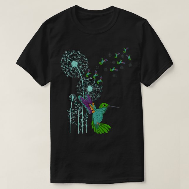 Camiseta Ave Hummingbird (Diseño del anverso)