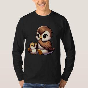 Camiseta Ave Jugando Flauta Diseño Musical De Aves Lover Ou