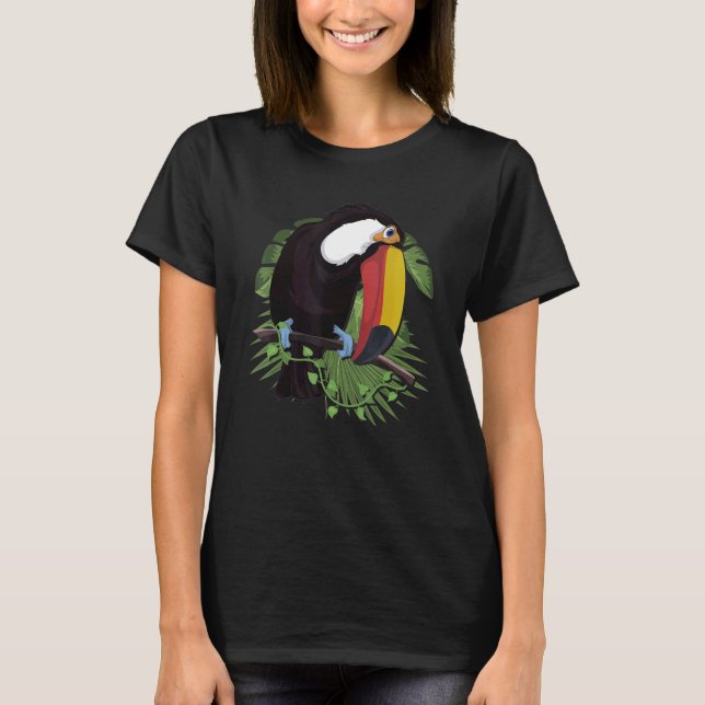 Camiseta Ave Lluvia Animal Tropical Bird Toucan 1 (Anverso)