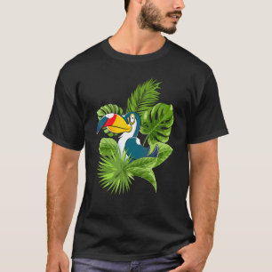 Camiseta Ave Lluvia Pájaro Animal Tropical Toucan