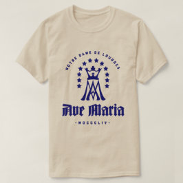 CAMISETA AVE MARIA NOTRE DAME DE LOURDES