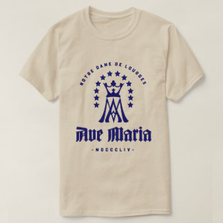 CAMISETA AVE MARIA NOTRE DAME DE LOURDES