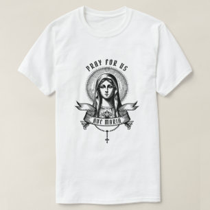 Camiseta Ave Maria reza por nosotros