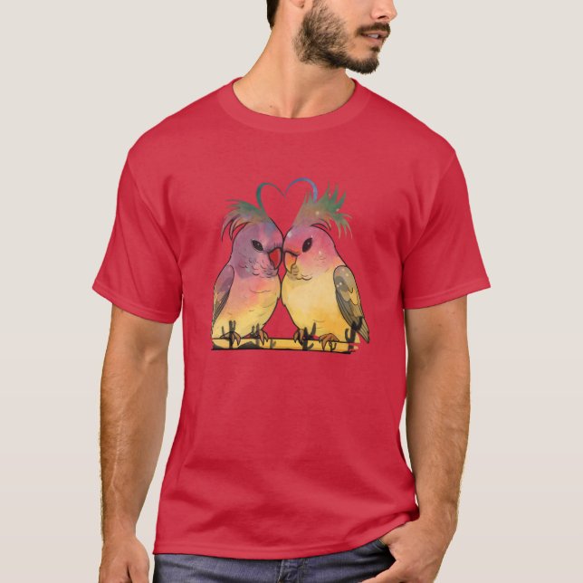 Camiseta Ave Mirando Pájaros Ornitólogo Ave Lover frito (Anverso)
