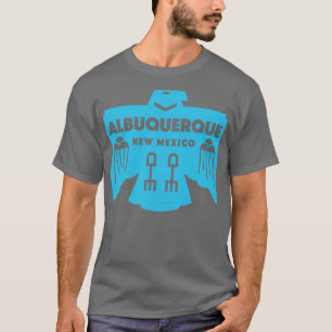 Camiseta Ave nativo americano Albuquerque Nuevo México Azul
