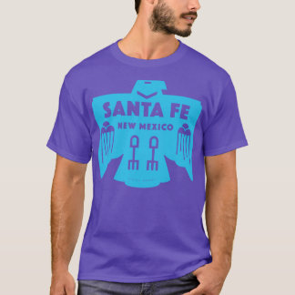 Camiseta Ave nativo americano Santa Fe Nuevo México Azul