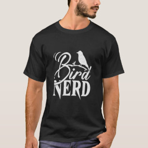 Camiseta Ave Nerd Bird Mirando Aves y Aves L