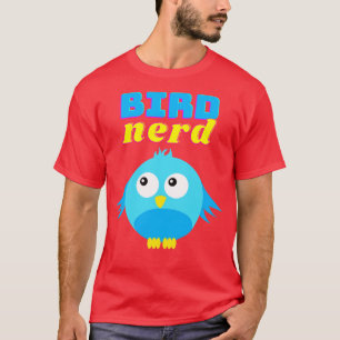 Camiseta Ave Nerd Birder Cute Funny Bird