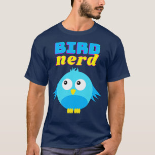 Camiseta Ave Nerd Birder Cute Funny Bird