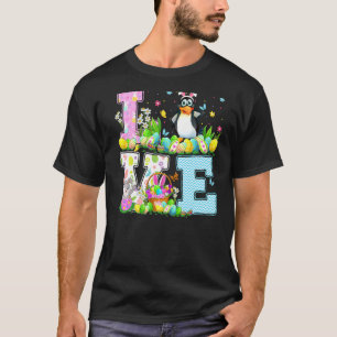 Camiseta Ave Pingüino Semana Santa Huevos Caza Amor Pingüin