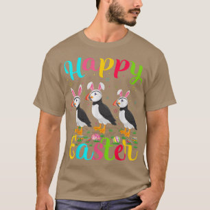 Camiseta Ave Puffin Lover Funny Huevo de Pascua Bunny Puffi