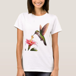Camiseta Ave que atrapa el almuerzo