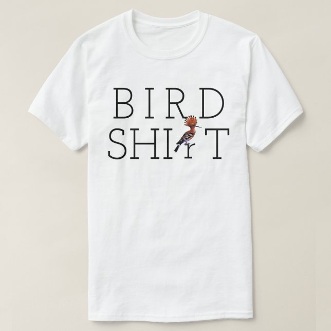 Camiseta Ave SHIrT Hoopoe (Diseño del anverso)