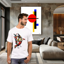 Ave Totémica – Símbolo Tribal Abstracto