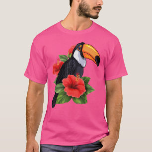 Camiseta Ave Tropical Animal Exótico Toucan Fl