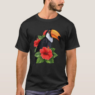 Camiseta Ave Tropical Animal Exótico Toucan Fl