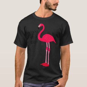 Camiseta Ave vieja y fresca Flamingo Shirday Regalo de cump