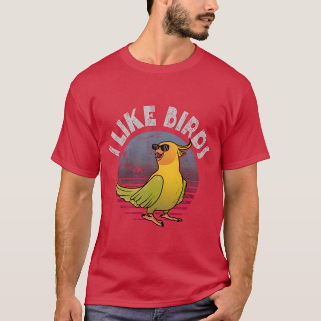 Camiseta Ave Viendo Aves Me Gusta Un Amigo De Aves (Anverso)