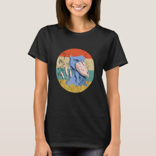 Camiseta Ave Vintage Retro Cigüeña Africana Pájaro Zapato