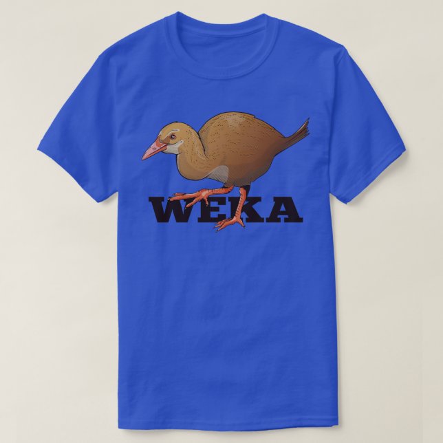 Camiseta Ave Weka NZ (Diseño del anverso)