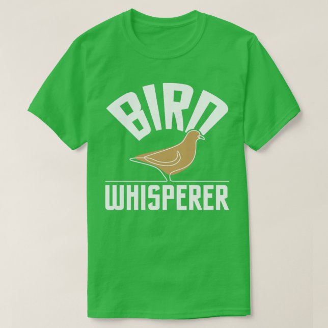 Camiseta Ave Whisperer Observador de Aves (Diseño del anverso)
