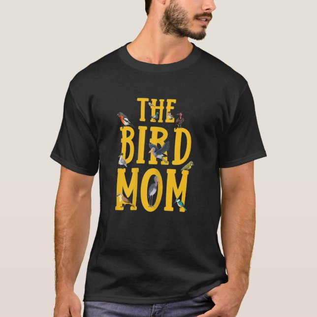 Camiseta Ave Y Dueño De Pájaros, La Ave (Anverso)