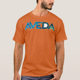 Camiseta Aveda de mármol verde azul oscuro