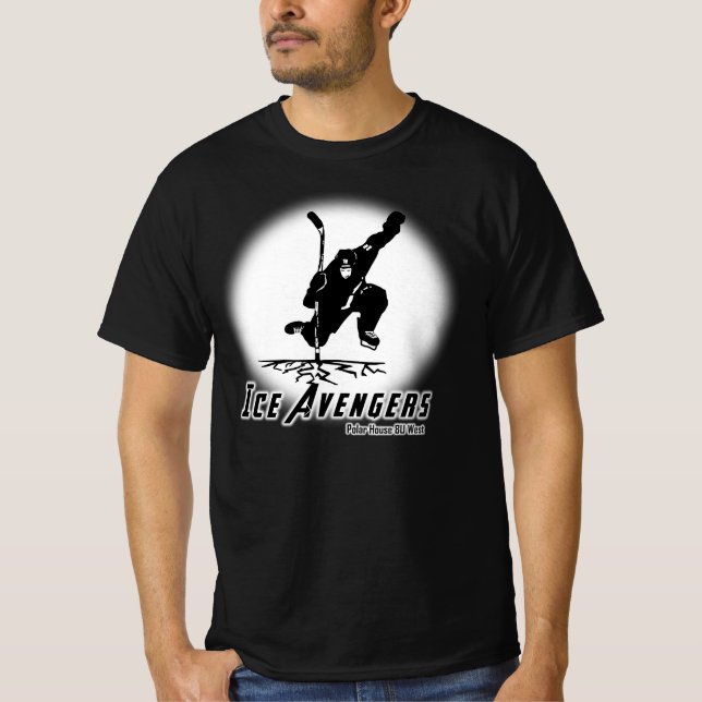 Camiseta Avengadores de hielo adultos 8U oeste (Anverso)