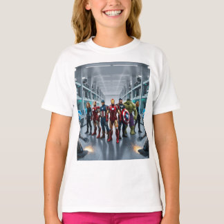 Camiseta Avengadores vs. Cyborgs
