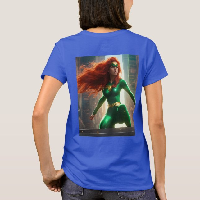Camiseta Avenger Woman Power T-Shirt (Reverso)