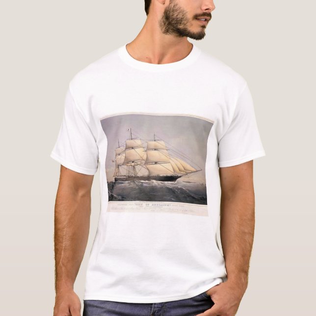 Camiseta Avenida Clipper de la ciudad de Adelaida en los añ (Anverso)