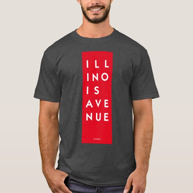 Camiseta Avenida Illinois (Anverso)