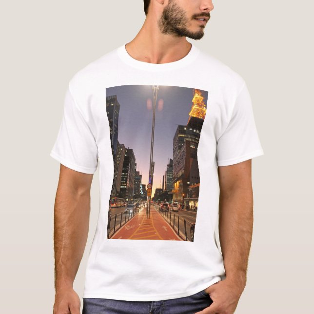 Camiseta Avenida Paulista - São Pablo (Anverso)