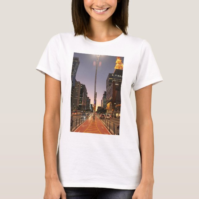 Camiseta Avenida Paulista - São Pablo (Anverso)