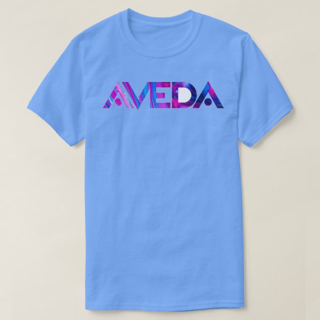 Camiseta Avenida Pink Blue Purple (Diseño del anverso)