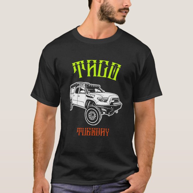 Camiseta Aventura 101 Taco Martes Tacoma (Anverso)