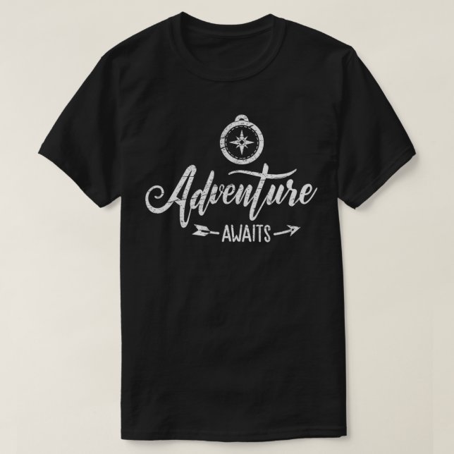 Camiseta Aventura a la brújula de senderismo Eplore Tra (Diseño del anverso)