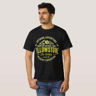 Camiseta Aventura al aire libre en Yellowstone 