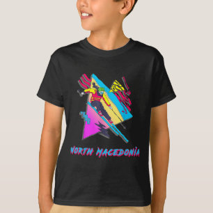 Camiseta Aventura Al Esquí Retro En Esquí Del Norte De Mace