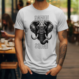 Camiseta Aventura al zoológico para Elefantes Africanos Esc