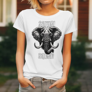 Camiseta Aventura al zoológico para Elefantes Africanos Esc