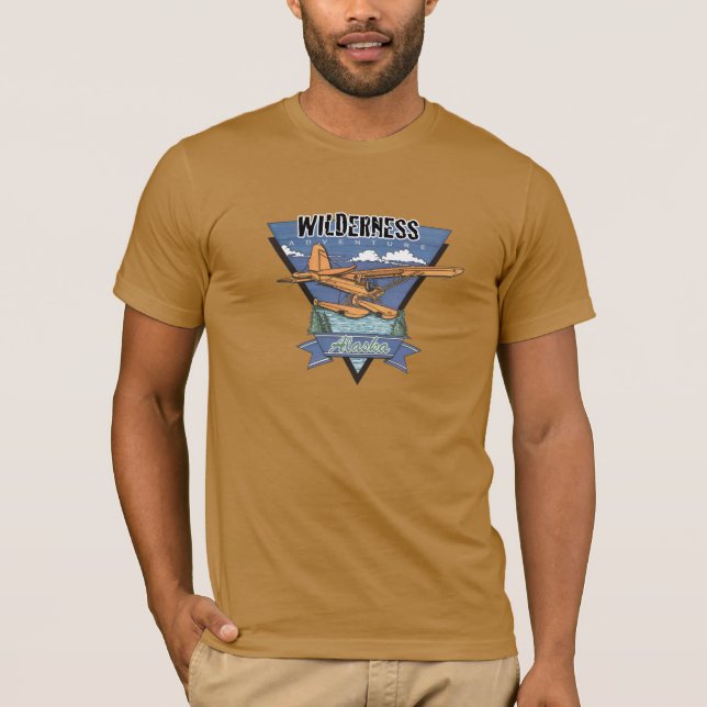 Camiseta Aventura Alaska del hidroavión del desierto (Anverso)
